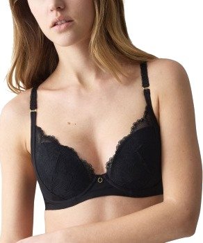 Triumph BH Love In Lace Wired Padded Bra Svart E 90 Dame