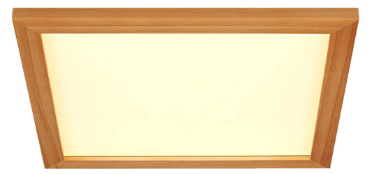 Lucande Joren LED-taklampe kantet tre 42 cm