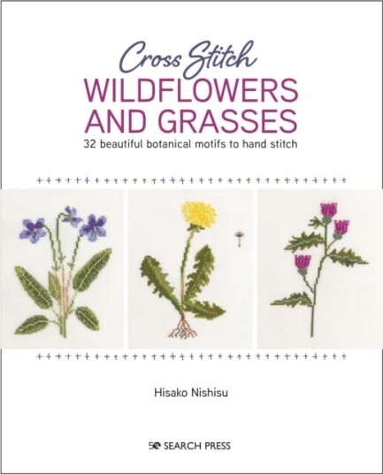 Cross Stitch Wildflowers And Grasses Av Hisako Nishisu Cross Stitch Wildflowers And Grasses Av Hisako Nishisu