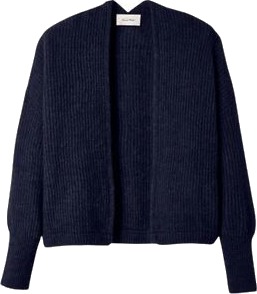 American Vintage East Cardigan - Navy Melange M/L