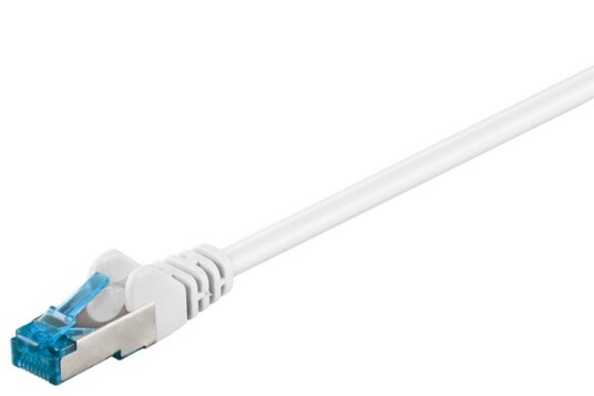 Goobay CAT 6A S/FTP PiMF Halogenfri Nettverkskabel Hvit 1 m Goobay CAT 6A S/FTP PiMF Halogenfri Nettverkskabel Hvit 1 m