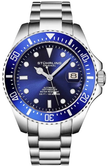 Stührling Original Herreklokke 4048.3 Aquadiver Depthmaster Stührling Original Herreklokke 4048.3 Aquadiver Depthmaster