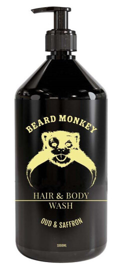 Beard Monkey Hair & Body Oud Saffron 1000 ml