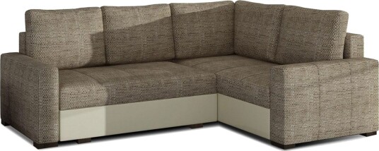 Seksjon Eltap Corona 235x162x90 cm Berlin 03 Soft 33 Beige Høyre