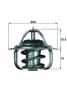 Termostat MAHLE ORIGINAL TX 5 88D