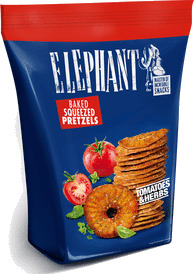 Elephant Pretzels with Tomatoes & Herbs   180 g