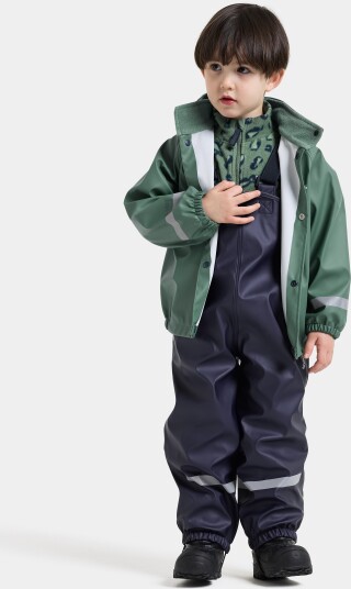 Didriksons Slaskeman Kids" Set Khaki green 92 Didriksons Slaskeman Kids" Set Khaki green 92