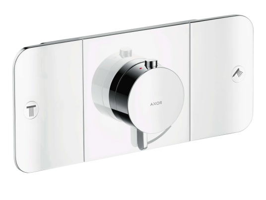 Axor One Termostat, med 2 utløp For innbygging, Rustfritt Stål