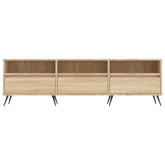 TV benk sonoma eik 150x30x44,5 cm konstruert tre TV benk sonoma eik 150x30x44,5 cm konstruert tre