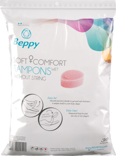 Beppy Soft + Comfort Tampons Wet 30 pcs    Lyserosa