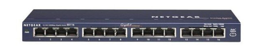 Netgear GS116 16 port 1000Mbit switch (606449035001)