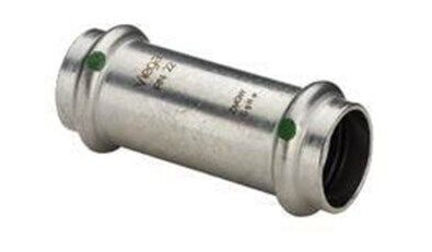 Viega 54 mm Sanpress Inox Skydemuffe Rustfri Stål