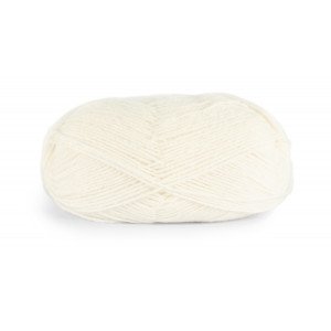 Dale Garn Baby Ull 0017 Halvbleket Hvit Dale Garn Baby Ull 0017 Halvbleket Hvit