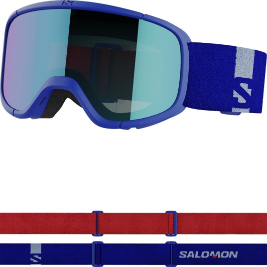 Salomon Lumi Skibriller Junior Race Blue Onesize Salomon Lumi Skibriller Junior Race Blue Onesize