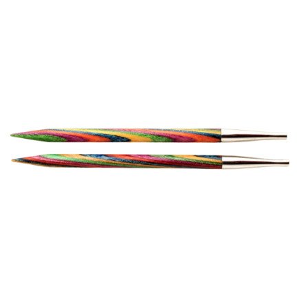 KnitPro Symfonie Korte utskiftbare rundpinner Bjørk 10cm 9.00mm US10,5
