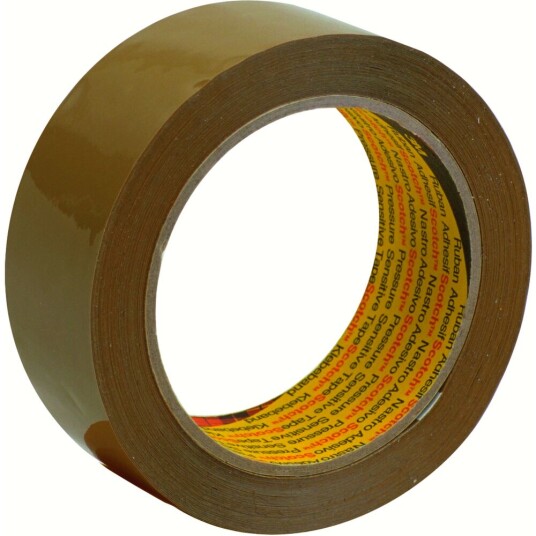 Scotch Pakketape PP 309 50 x 66 Brun 6 Ruller Scotch Pakketape PP 309 50 x 66 Brun 6 Ruller