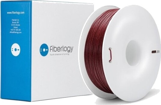 3D Plastfilament Fiberlogy Easy Pla 1.75Mm 0.85Kg Ruby Rød