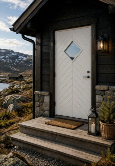 Ytterdør Fjorddøren Geilo Klarglass