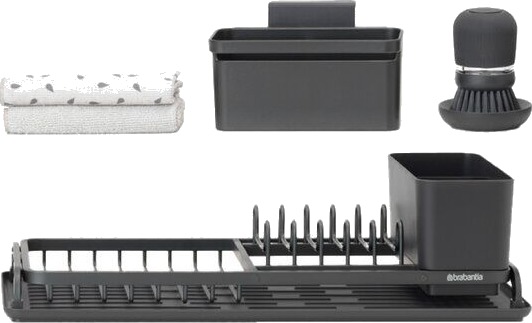 Brabantia SinkSide oppvasksett 4 deler grå Brabantia SinkSide oppvasksett 4 deler grå