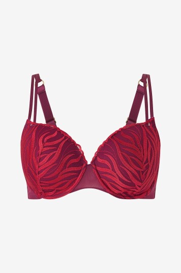 Zizzi   Spile BH Lilo Cup Bra   Rød