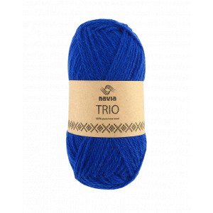 Navia Trio Garn 312 Kongeblå Navia Trio Garn 312 Kongeblå
