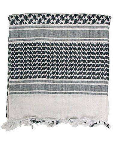 Rothco Partisan skjerf Lightweight Svart Hvit