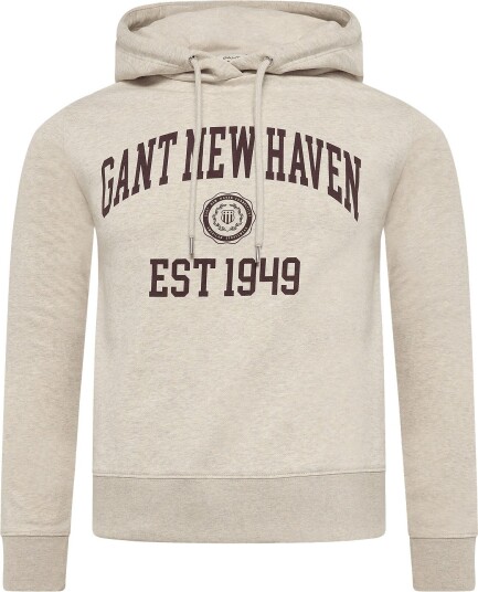 Gant Reg Graphic Sweat Hoodie Beige M