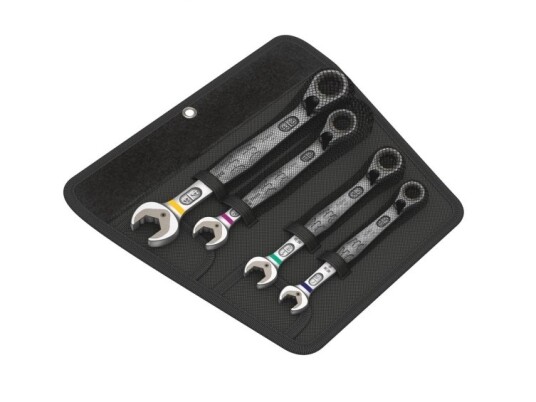 Wera 6001, 1/2,3/4,7/16,9/16", Metallisk, Krom-Molybden-Stål, 4 Stykker Wera 6001, 1/2,3/4,7/16,9/16", Metallisk, Krom-Molybden-Stål, 4 Stykker