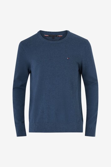 Tommy Hilfiger Crewneck Essential Ssnl Cotton Blå Tommy Hilfiger Crewneck Essential Ssnl Cotton Blå