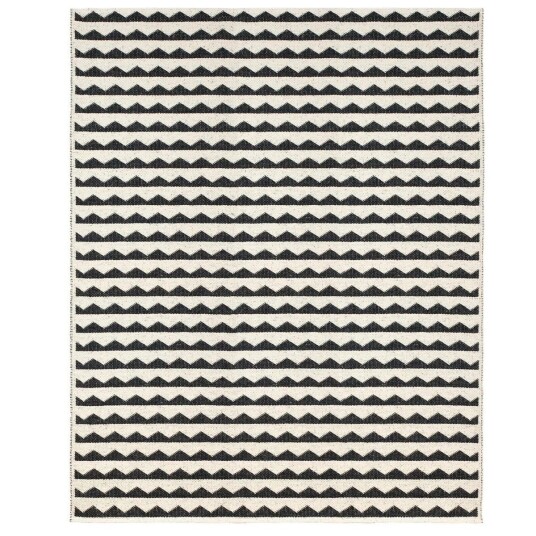Brita Gittan gulvteppe svart stort 150x200 cm