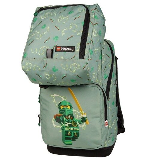 LEGO® Ninjago Skolesekk Sett Optimo 20L Spinjitzu Master LEGO® Tasker OneSize Skolesekk Grønn