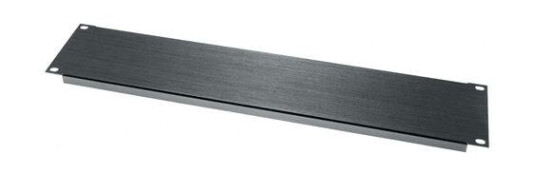 MIDDLEATLANTIC BL2 - 2RU Flanged Aluminium Anodized Blank Panel