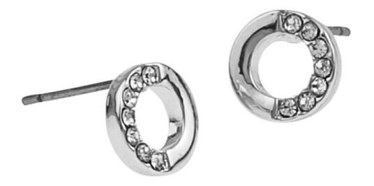 Snö Of Sweden Colline Small Earring Silver/Clear 8mm
