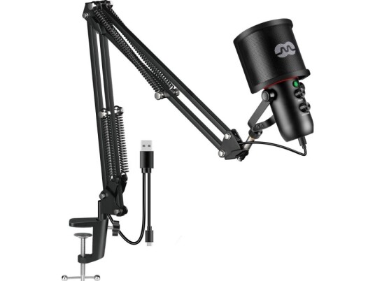 Mozos MKIT-GX Podcastmikrofon med bordfeste (USB-C/3,5mm)