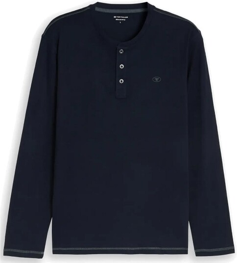 Tom Tailor Longsleeve Henley SKY CAPTAIN BLUE S