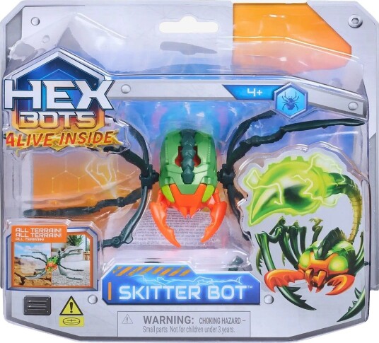 Hex Bots Hex Bots Skitter Bot Scorpion MULTI One Size Hex Bots Hex Bots Skitter Bot Scorpion MULTI One Size