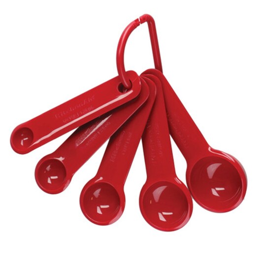 KitchenAid Måleskjeer 5 stk empire red
