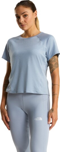 The North Face Women"s Jaida T Shirt Frost Grey Light Heather S The North Face Women"s Jaida T Shirt Frost Grey Light Heather S