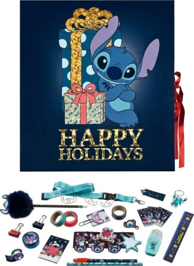 Disney Lilo & Stitch Julekalender Happy Holidays 24 Skrive- Og Hobbytilbehør Disney Lilo & Stitch Julekalender Happy Holidays 24 Skrive- Og Hobbytilbehør