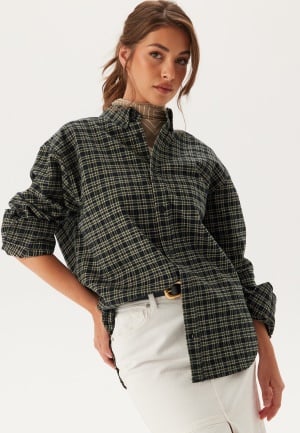 Dr. Denim Ray Shirt Tiny Mountain Check XL