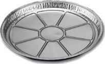 Alubakke 600 Ml Ø251x15 Mm Rund,6 Pk X 100 Stk/Krt