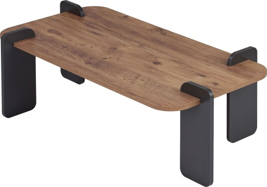 Coffee Table Nordure Furu Antracit -