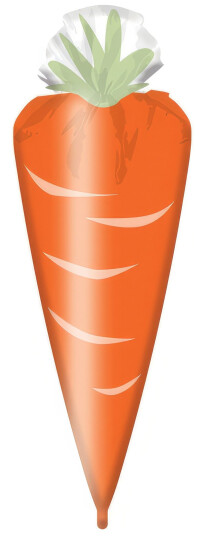 Amscan EU Folieballong Gulrot Shape