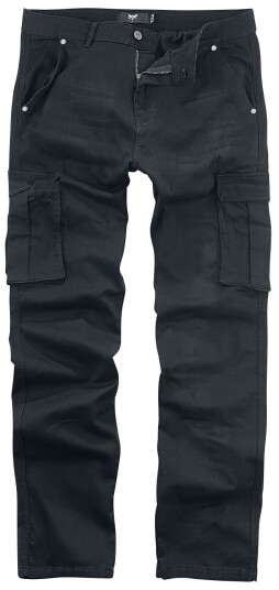 Black Premium by EMP Jeans - Cargo - W30L32 til W36L34 - Herrer - svart