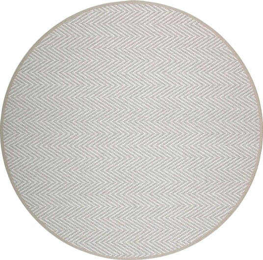 Elsa Matte Rund 160 cm Beige - VM Tepper