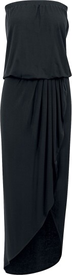 Urban Classics Lang kjole Ladies Viscose Bandeau Dress XS til 5XL Damer svart