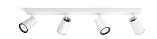 Philips myLiving Spot Overflateegnet GU10, 4 ampuller LED 220-240 V Hvit