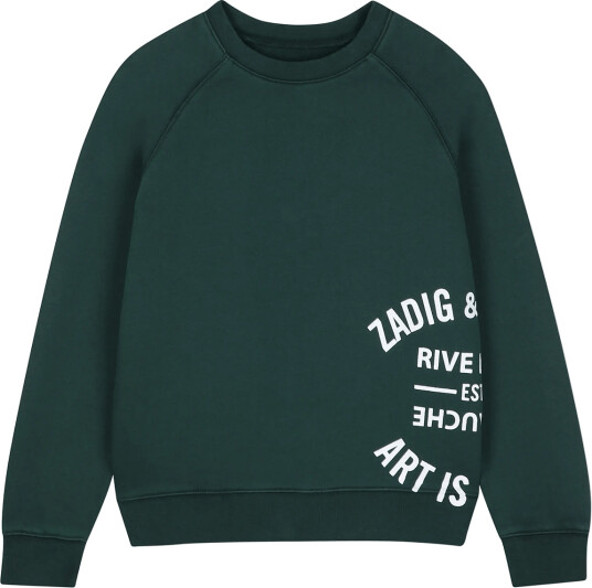 Zadig & Voltaire Kids Sweatshirt Green 176