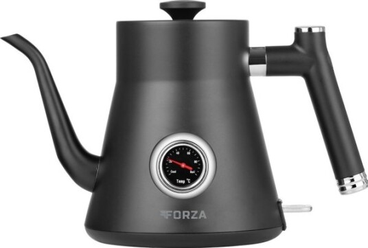 Ecg Forza 5000 Pour Over Nero 0,8 L 1200 W Sort Rustfritt Stål