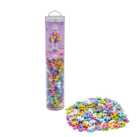 Plus-Plus i rør Pastell Mix 240 stk Plus-Plus i rør Pastell Mix 240 stk